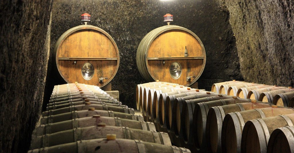 wine cellar in Alsace